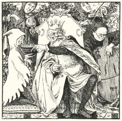 Old King Cole (gravyr) av Leonard Leslie Brooke