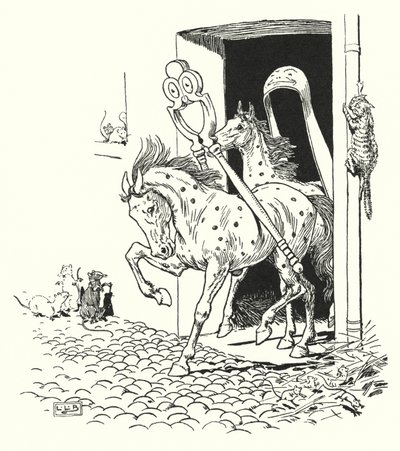 Nötknäpparna och sockertången (litho) av Leonard Leslie Brooke