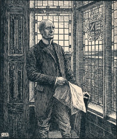 Den ende sonen, c1900 av Leonard Leslie Brooke