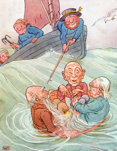 De tre vise männen från Gotham av Leonard Leslie Brooke