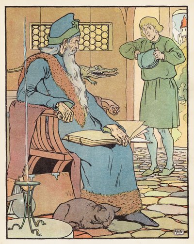 Tom Thumb (färglitografi) av Leonard Leslie Brooke