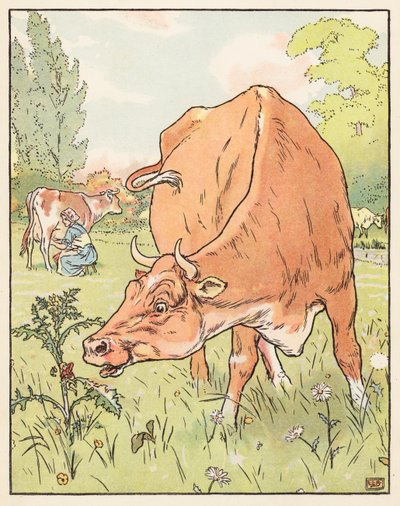 Tom Thumb (färglitografi) av Leonard Leslie Brooke