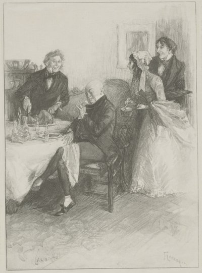 Utan titel, sent 1800-tidigt 1900-tal (trästick) av Leonard Raven Hill