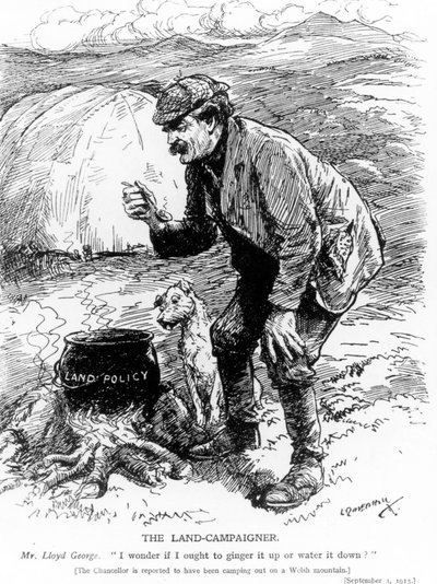 Land-Campaigner, 1913 av Leonard Raven Hill