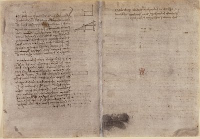 Arundel 263, f.245v, f.246r, Notes on geometri (c.1518) från 