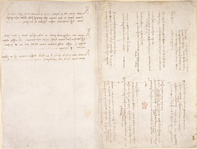 Arundel 263, ff.229v, f.226 Leonardo da Vincis anteckningar från 