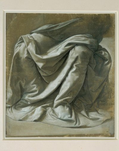 Studie av en morgonrock av Leonardo da Vinci