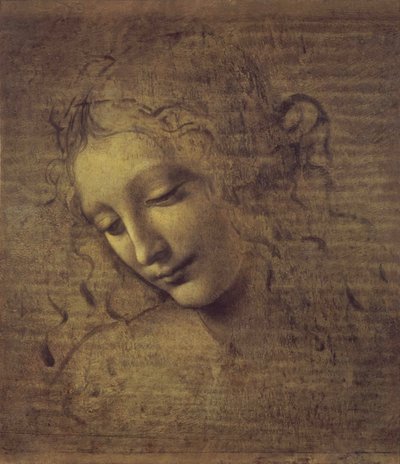 Chef för en kvinna La Scapigliata, 1500-talet av Leonardo da Vinci