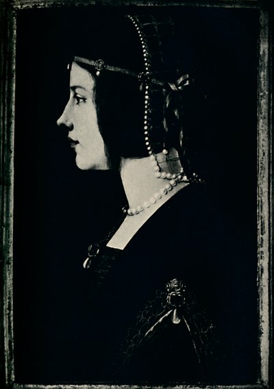 Porträtt av en ung prinsessa, 1928 av Leonardo da Vinci