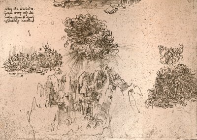 Representation av naturfenomen, c1472-c1519 1883 av Leonardo da Vinci
