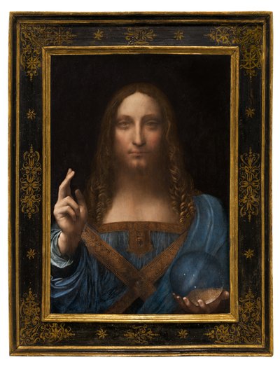 Världens frälsare, ca 1500 av Leonardo da Vinci