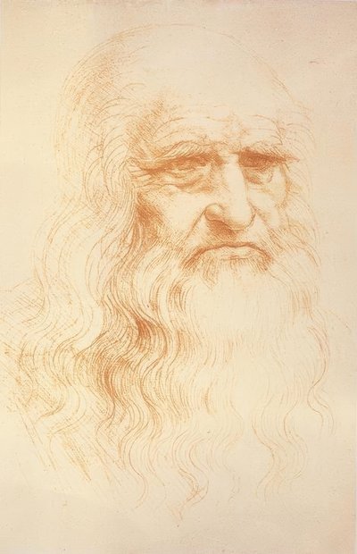 Självporträtt av Leonardo da Vinci