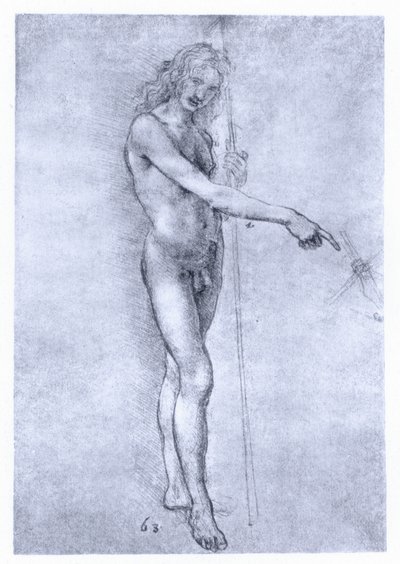 Johannes Döparen, c1478. av Leonardo da Vinci