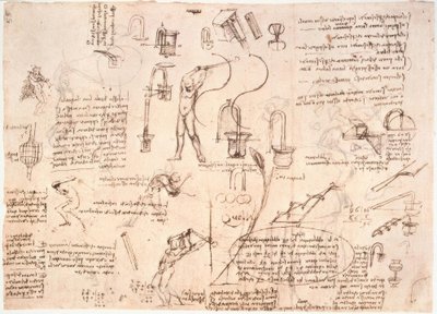 Studier av vattenflödet i rör ... av Leonardo da Vinci