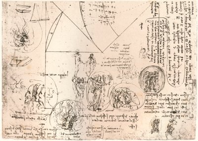 Studier av emblem, c1472-c1519 1883 av Leonardo da Vinci
