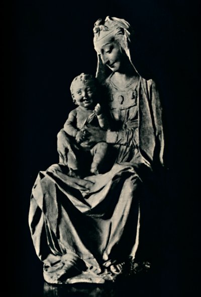Madonnan med det skrattande barnet, 1928 av Leonardo da Vinci