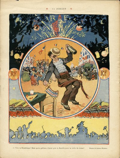 Illustration av Leonce Burret (1865-1915) i Le Rire av Leonce Burret