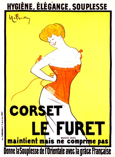 Korsetttryckt annons av Leonetto Cappiello omkring 1901 av Leonetto Cappiello