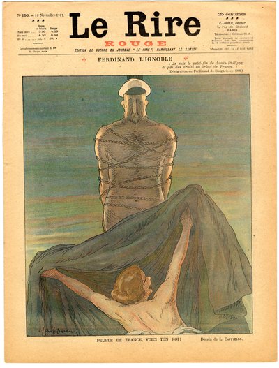 Omslag till "" The Red Laughter", Satirical in Colors av Leonetto Cappiello