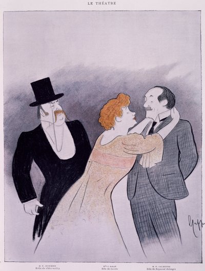 Lucette at Theatre of Ginnasio, av Leonetto Cappiello (1875-1942) av Leonetto Cappiello