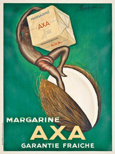 Affischreklam för Axa margarin, 1931 av Leonetto Cappiello