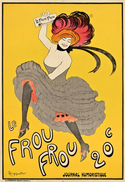 Affisch för den franska tidskriften "Le Frou Frou", 1899 av Leonetto Cappiello