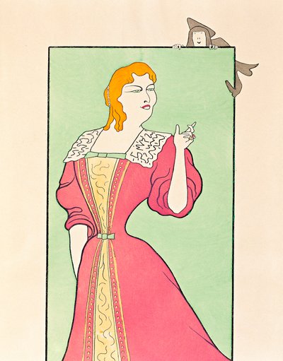 Skådespelaren Marie-Louise (Marie Louise) Marsy (1866-1942) som spelar karaktären Elmire i pjäsen "Tartuffe ou l