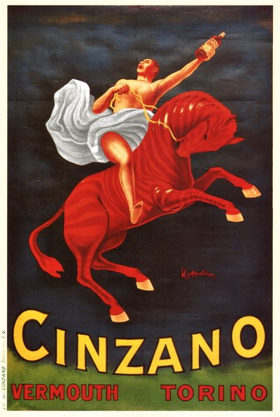 Vermouth Cinzano (affisch) av Leonetto Cappiello