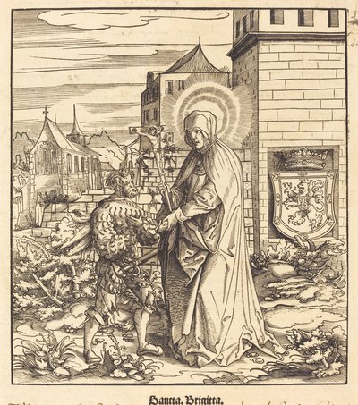 Heliga Birgitta av Leonhard Beck