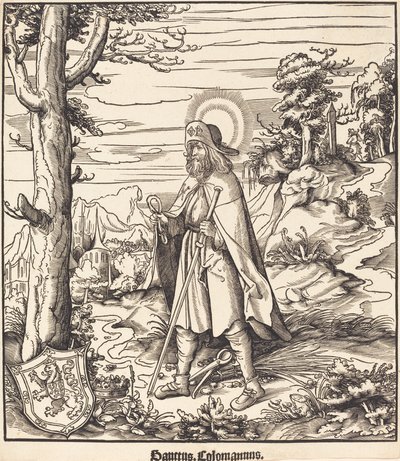 Saint Colomann av Leonhard Beck