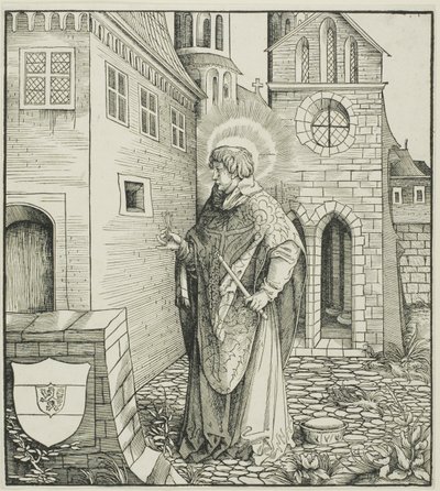 Sankt Ferreolus, från Helgon med anknytning till huset Habsburg av Leonhard Beck