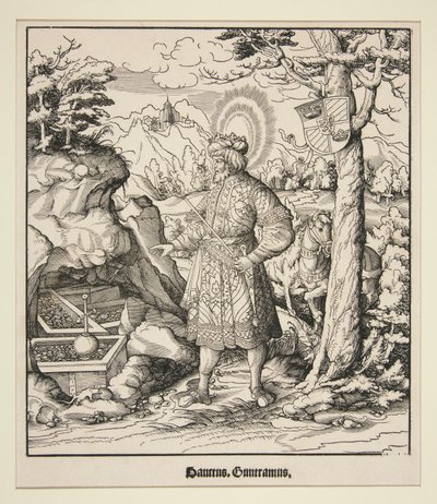 Sankt Guntramus av Leonhard Beck