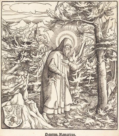 Sankt Ramaricus av Leonhard Beck
