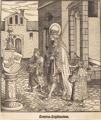 Sankt Sigismund av Leonhard Beck