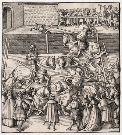 Konsten att tornerspela och luta av Leonhard Beck