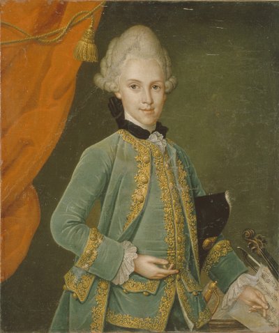 Porträtt av greve Karl Gustav von Simolin 1715-1777 av Leonhard Schorer