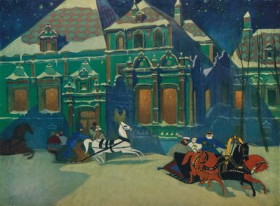 "The Boyard Palace of the Princes Youssoupoff in Moskva", c1900, 1926 av Leonid Brailovsky
