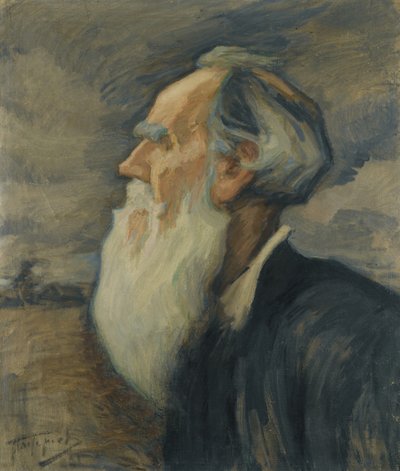 Porträtt av Leo Tolstoj av Leonid Osipovic Pasternak