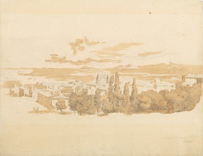 Utsikt över Frascati av Leopold Kerpel