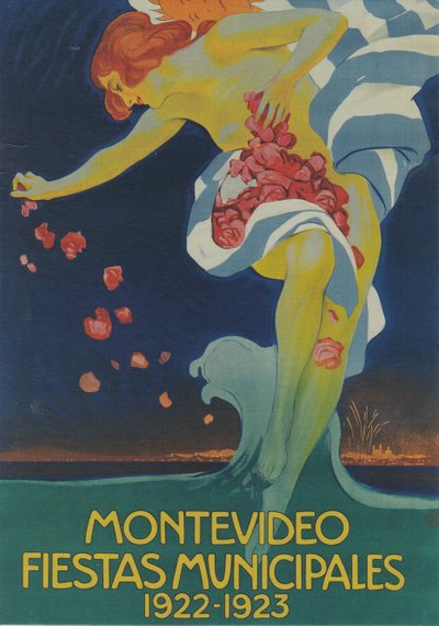 Montevideo kommunala festivaler, 1922. av Leopoldo Metlicovitz