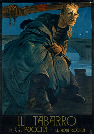 Opera Il tabarro av Giacomo Puccini av Leopoldo Metlicovitz