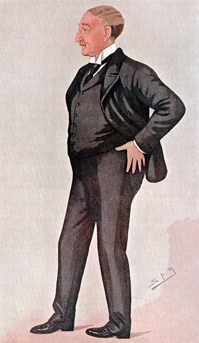 Cecil Rhodes, brittiskfödd sydafrikan, finansman, statsman och imperiumbyggare, 1891 av Leslie Matthew Ward