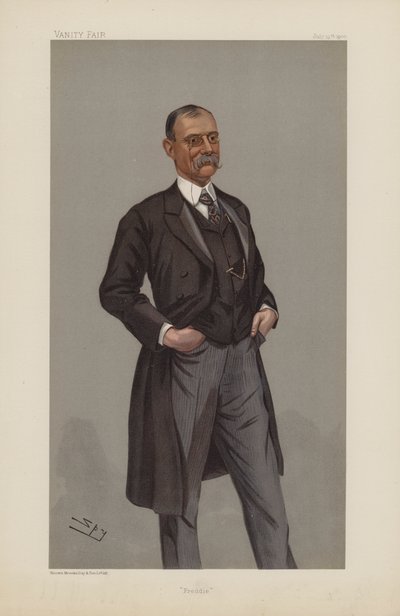 Frederick Treves, Freddie, 19 juli 1900, Vanity Fair-tecknad film (chromolitho) av Leslie Matthew Ward