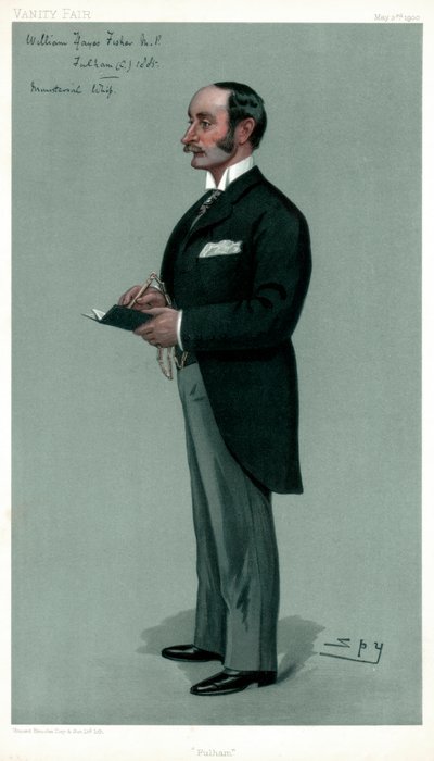 Fulham, William Hayes Fisher, brittisk politiker, 1900. av Leslie Matthew Ward
