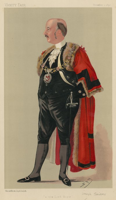 Herr rådman Joseph Savory av Leslie Matthew Ward