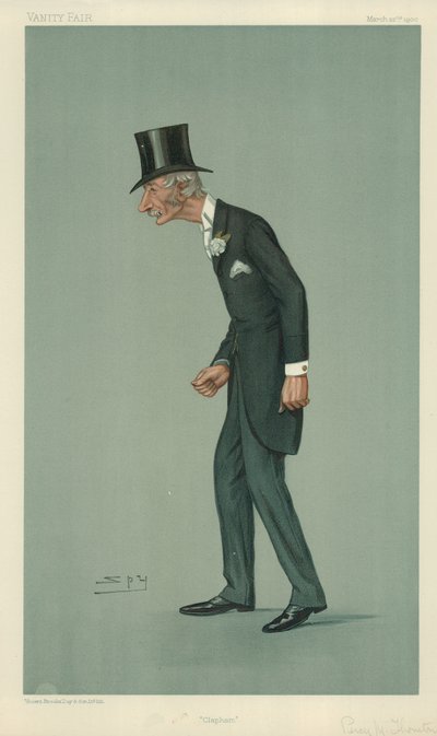 Mr Percy Melville Thornton, Clapham, 22 mars 1900, tecknad serie Vanity Fair av Leslie Matthew Ward