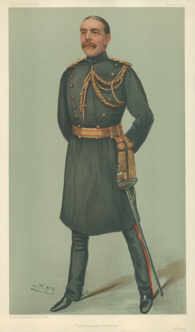 Mr William Dudley Ward, A permanent warrior, 30 maj 1901, tecknad Vanity Fair av Leslie Matthew Ward