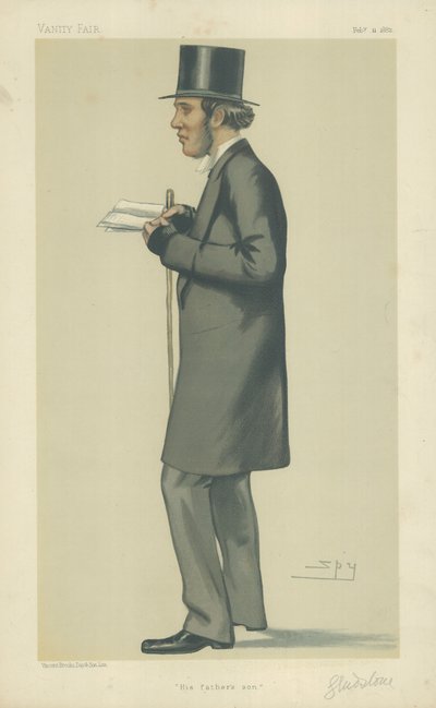 Mr William Henry Gladstone av Leslie Matthew Ward