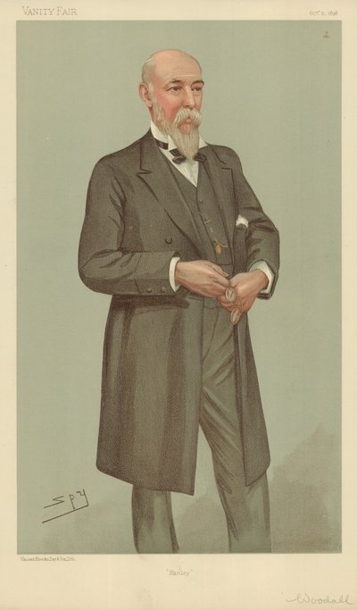 Mr William Woodall, Hanley, 15 oktober 1896, Vanity Fair-tecknad serie av Leslie Matthew Ward