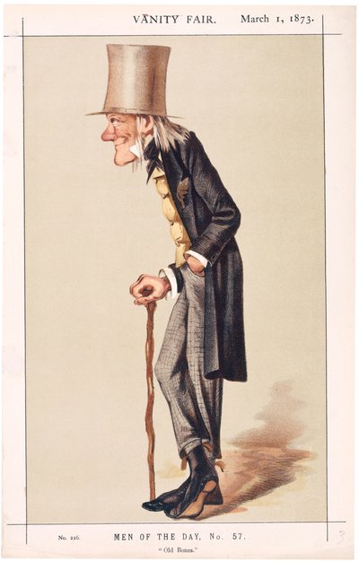 Professor Sir Richard Owen, FRS, KCB, naturforskare, 1873 av Leslie Matthew Ward